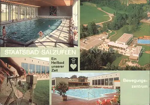 Bad Salzuflen Hallenbad Fliegeraufnahme Kurhaus Freibad Kat. Bad Salzuflen