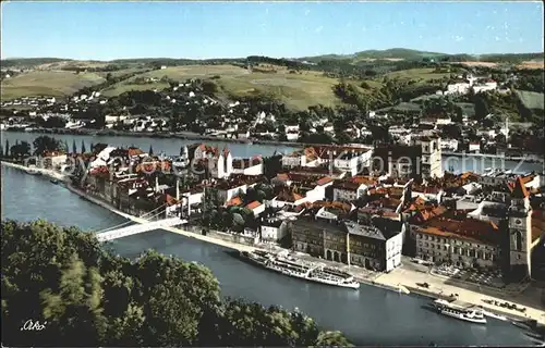 Passau Altstadt Donau Inn Maria  Hilf Kat. Passau