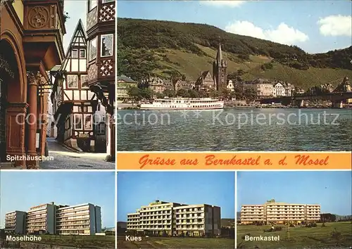 Bernkastel Kues Spitzhaeuschen Moselhoehe Kat. Bernkastel Kues