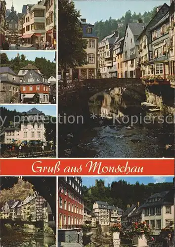 Monschau Stadtansichten Kat. Monschau