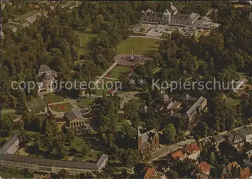 Bad Oeynhausen Fliegeraufnahme Kuranlagen Kat. Bad Oeynhausen