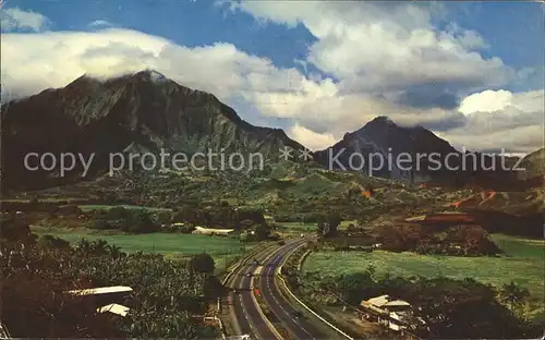 Honolulu Koolau mountains  Kat. Honolulu