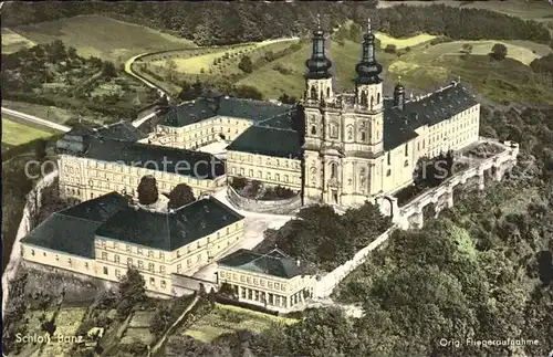 Schloss Banz Fliegeraufnahme Kat. Bad Staffelstein