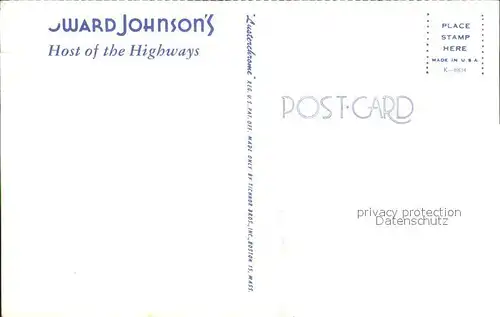 Cincinnati Ohio Host of the Highways Howard Johnson Kat. Cincinnati