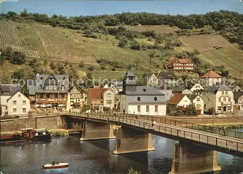 Obernhof Lahn Bruecke Teilansicht  Kat. Obernhof