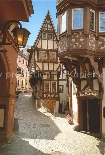 Bernkastel Kues Das Spitzhaeuschen kleines Fachwerkhaus Kat. Bernkastel Kues