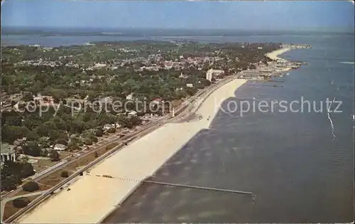 Biloxi Mississippi Gulf Coast Beaches Air view Kat. Biloxi