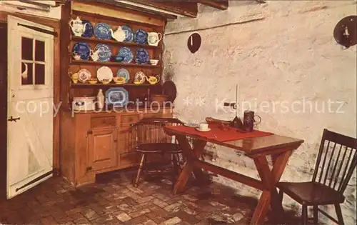 Philadelphia Pennsylvania Betsy Ross House Basement Kitchen Kat. Philadelphia