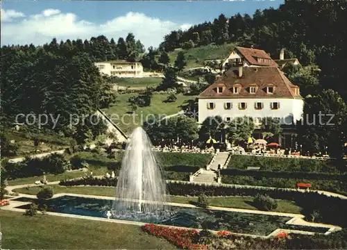 Bad Abbach Hotel Waldfrieden Springbrunnen Kat. Bad Abbach