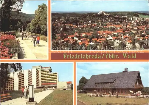 Friedrichroda Puschkinpark Adolphsblick FDGB Heim August Bebel Heuberghaus Kat. Friedrichroda