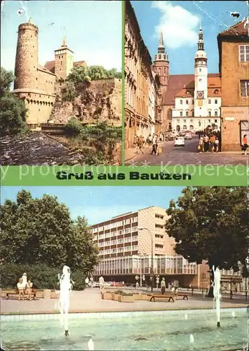 Bautzen Alte Wasserkunst Innere Lauenstrasse HO Cafe Lubin Kat. Bautzen