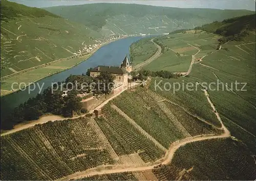 Zell Mosel Berghotel Marienburg Fliegeraufnahme Kat. Zell (Mosel)