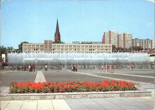 Frankfurt Oder Karl Marx Str Kirche Hotel Stadt Frankfurt Kat. Frankfurt Oder