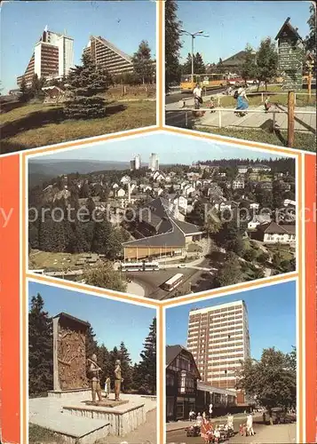 Oberhof Thueringen Hotel Panorama am Oberen Hof Erholungsheim Rennsteig Kat. Oberhof Thueringen