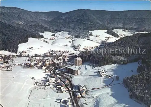 Baiersbronn Schwarzwald Fliegeraufnahme Sanatorium Obertal Kat. Baiersbronn