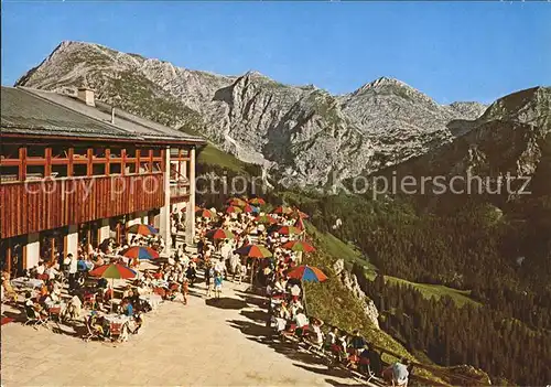 Koenigsee Berchtesgaden Berggaststaette Jennerbahn