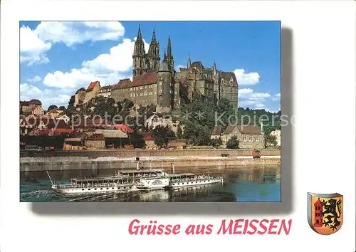 Meissen Elbe Sachsen Albrechtsburg Dom Kat. Meissen