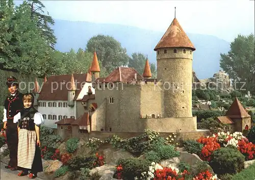 Melide Swissminiatur Schloss Lucens Kat. Melide