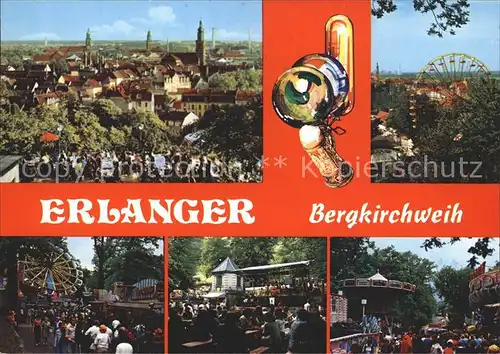 Erlangen Bergkirchweih  Kat. Erlangen