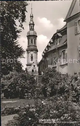 Offenburg Heilige Kreuz Kirche Vincentiusgarten Kat. Offenburg