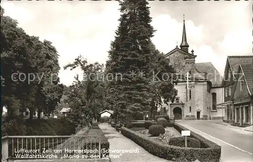 Zell Harmersbach Wallfahrtskirche Maria zu den Ketten Kat. Zell am Harmersbach