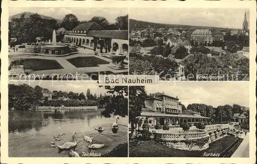 Bad Nauheim Kurhaus Teichhaus Badehaeuser Kat. Bad Nauheim