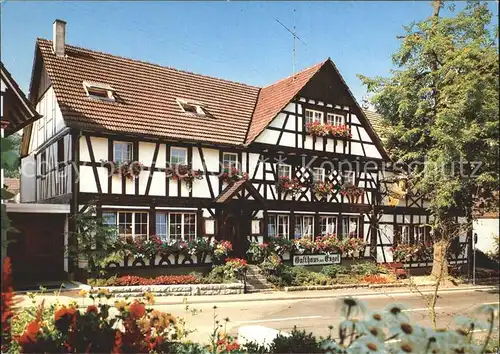 Sasbachwalden Gasthof  Pension Engel Kat. Sasbachwalden