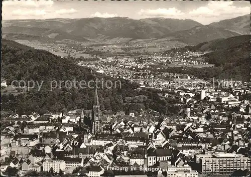 Freiburg Breisgau Stadtansicht Kat. Freiburg im Breisgau