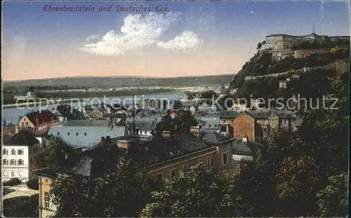 Ehrenbreitstein Festung Rhein Deutsches Eck Kat. Koblenz