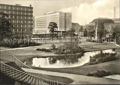 Leipzig Schwanenteich Messestadt Kat. Leipzig