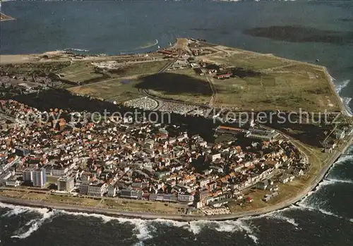 Norderney Nordseebad Fliegeraufnahme Kat. Norderney