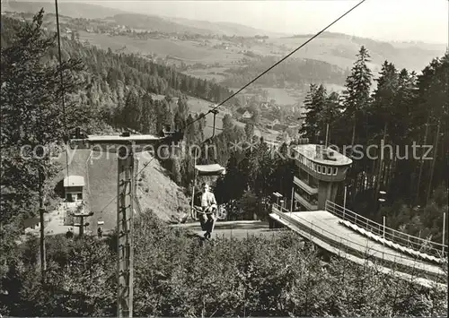 Klingenthal Vogtland Grosse Aschbergschanze Sessellift Skispringen Kat. Klingenthal Sachsen