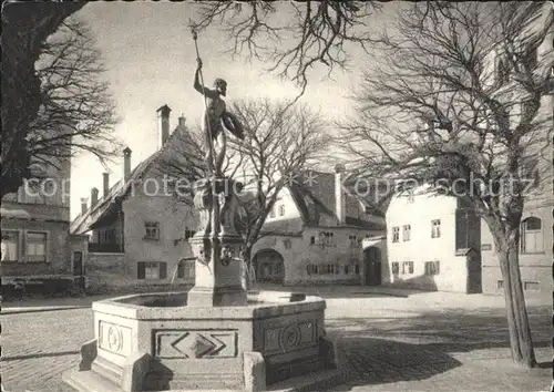 Augsburg Fuggerei und Neptunbrunnen Kat. Augsburg