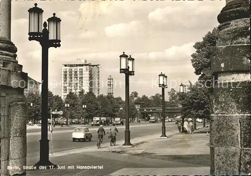 Berlin Strasse des 17. Juni Hansaviertel Kat. Berlin