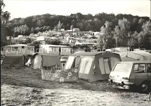 Feldberg Mecklenburg Campingplatz Huettenberg Kat. Feldberger Seenlandschaft