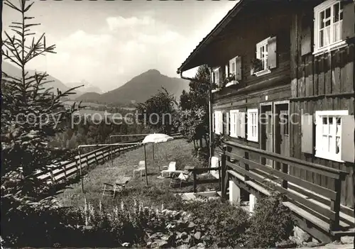 Tiefenbach Oberstdorf Haus Ebnat Kat. Oberstdorf