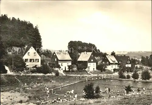 Clausnitz Freibad Kat. Rechenberg Bienenmuehle