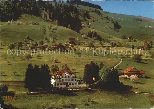 Feusisberg Kurhaus Feusisgarten Fliegeraufnahme Kat. Feusisberg