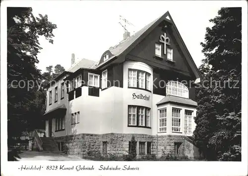 Gohrisch Haidehof  Kat. Gohrisch