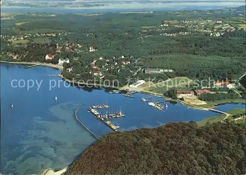 Gluecksburg Ostseebad Fliegeraufnahme Yachthafen  Kat. Gluecksburg (Ostsee)