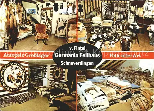 Schneverdingen Autopelz Grosslager Germania Fellhaus  Kat. Schneverdingen