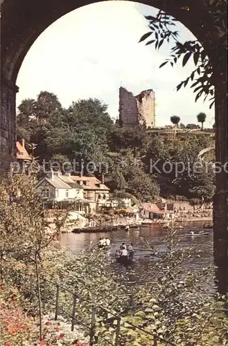 Knaresborough Castle and River Need Kat. Harrogate