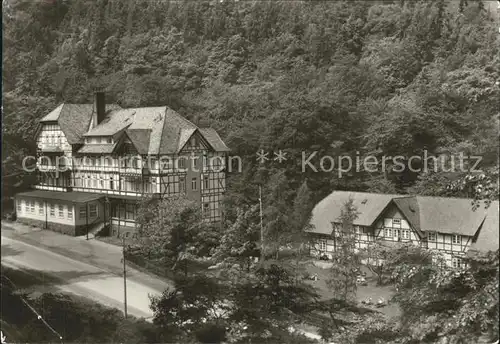 Wernigerode Harz Fliegeraufnahme Martin Andersen Nexoe Kurheim Kat. Wernigerode