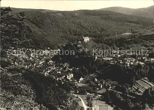 Schwarzburg Thueringer Wald Schwarzatal Trippsteinblick Kat. Schwarzburg