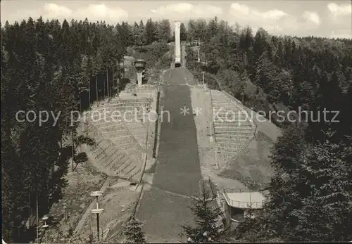 Klingenthal Vogtland Achsberg Schanze Kat. Klingenthal Sachsen