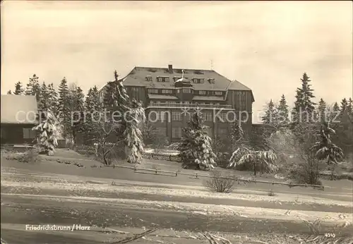 Friedrichsbrunn Harz  Kat. Friedrichsbrunn