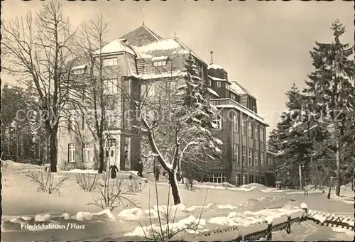 Friedrichsbrunn Harz Sanatorium Ernst Thaelmann  Kat. Friedrichsbrunn