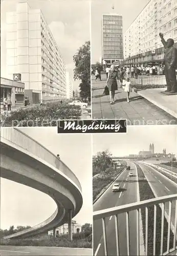 Magdeburg Luebecker Strasse Erich Weinert Denkmal Haus des Lehrers Kat. Magdeburg