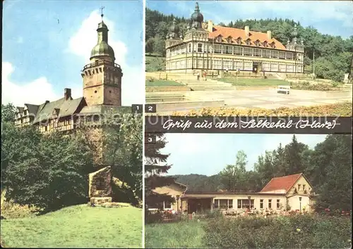 Falkenstein Harz Burg Falkenstein Alexisbad Ferienheim Geschwister Scholl Selkemuehle Kat. Falkenstein Harz