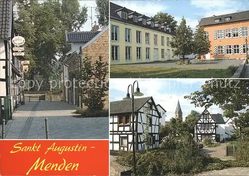 Menden Rheinland Sankt Augustin Teilansichten Kat. Sankt Augustin